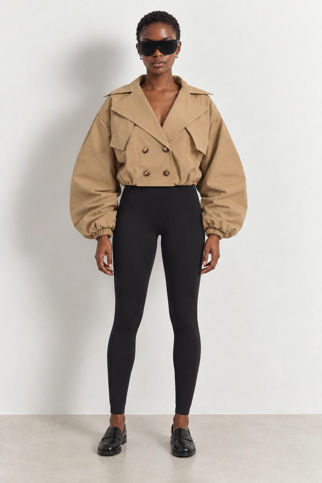 Sienna Cropped Trench