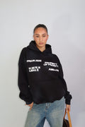 Priority hoodie black