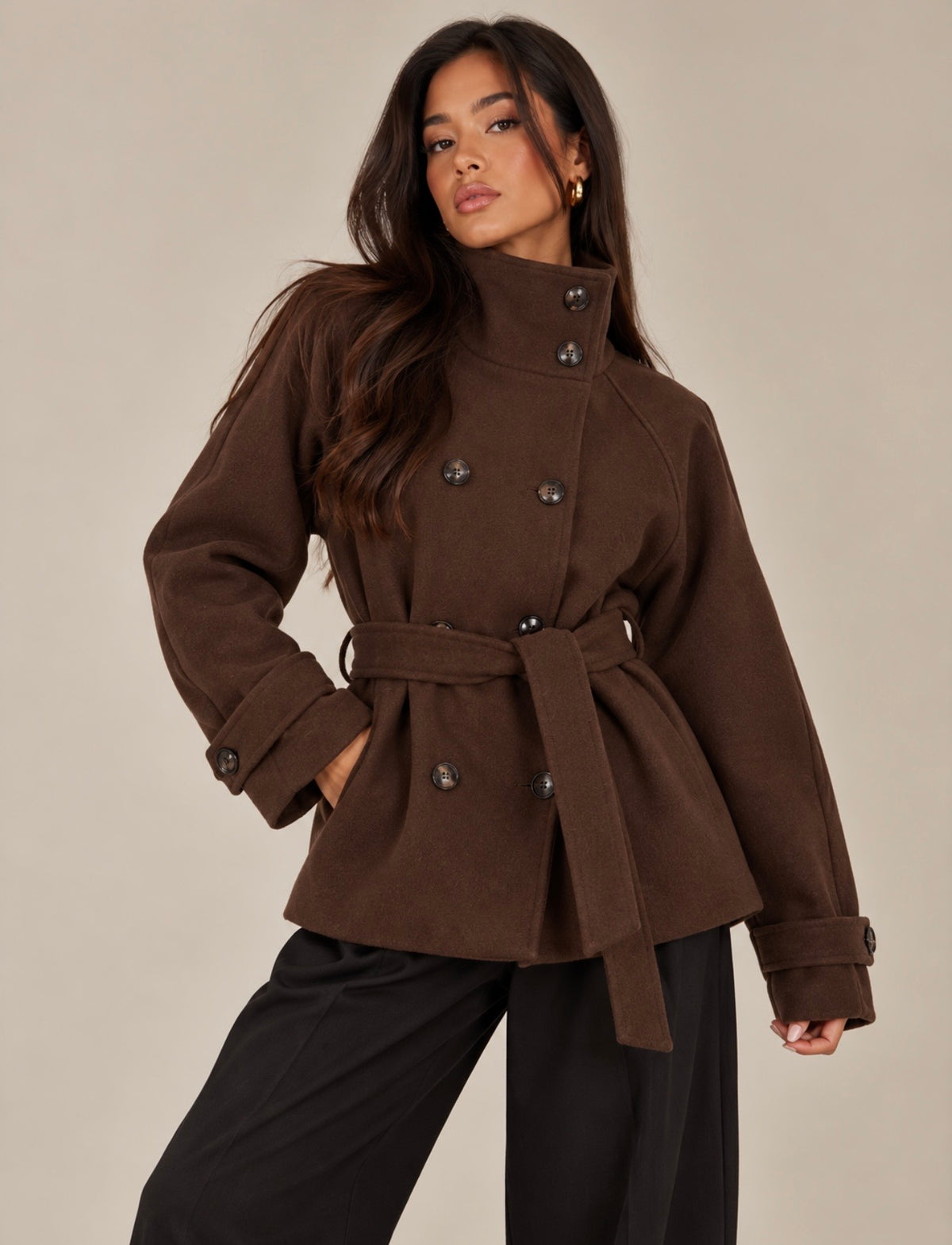 Lauren coat brown